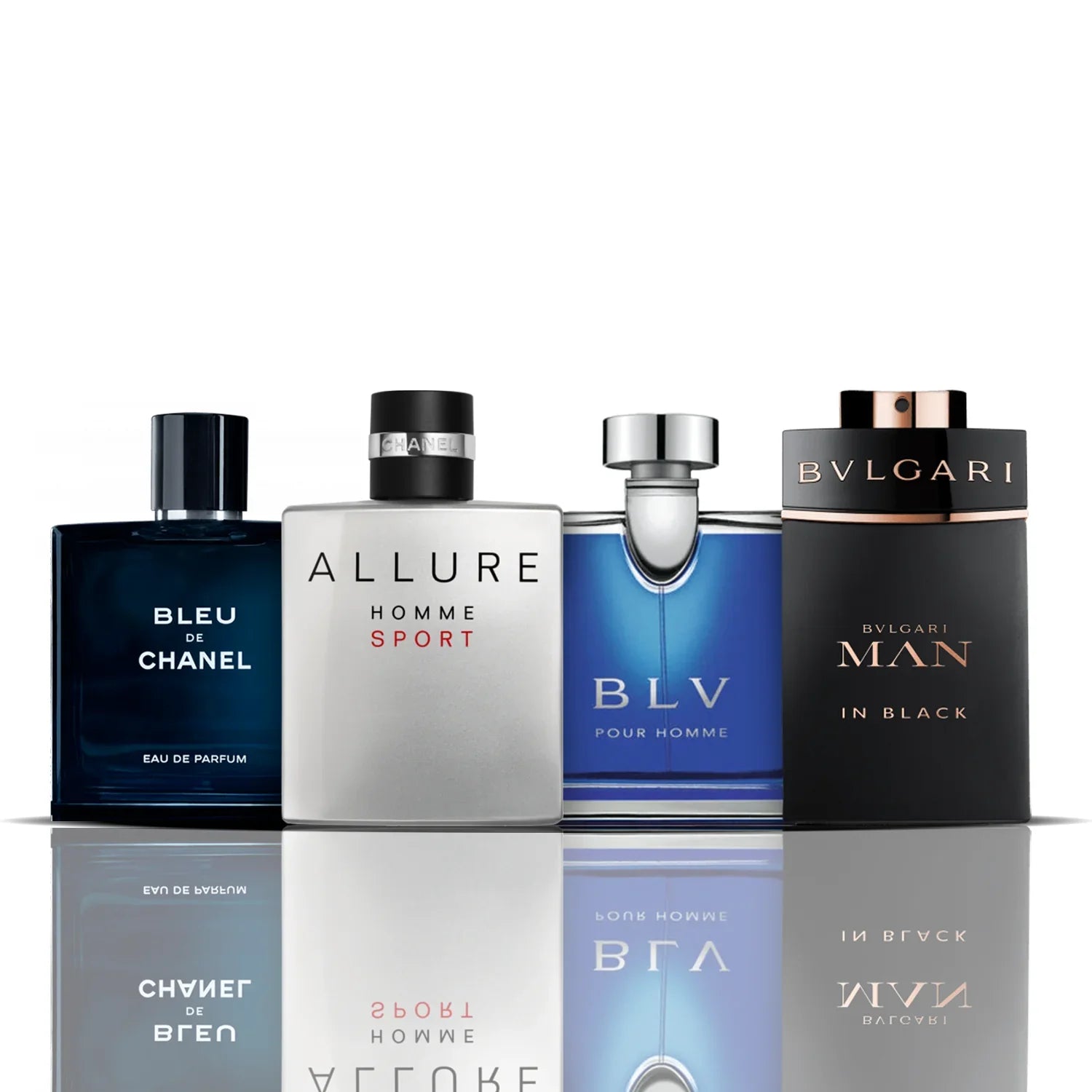 Set di 4 profumi | Bleu de Chanel + Allure Sport + BLV + Man in Black